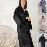 MARIPOSA LONG SATIN ROBE 60014