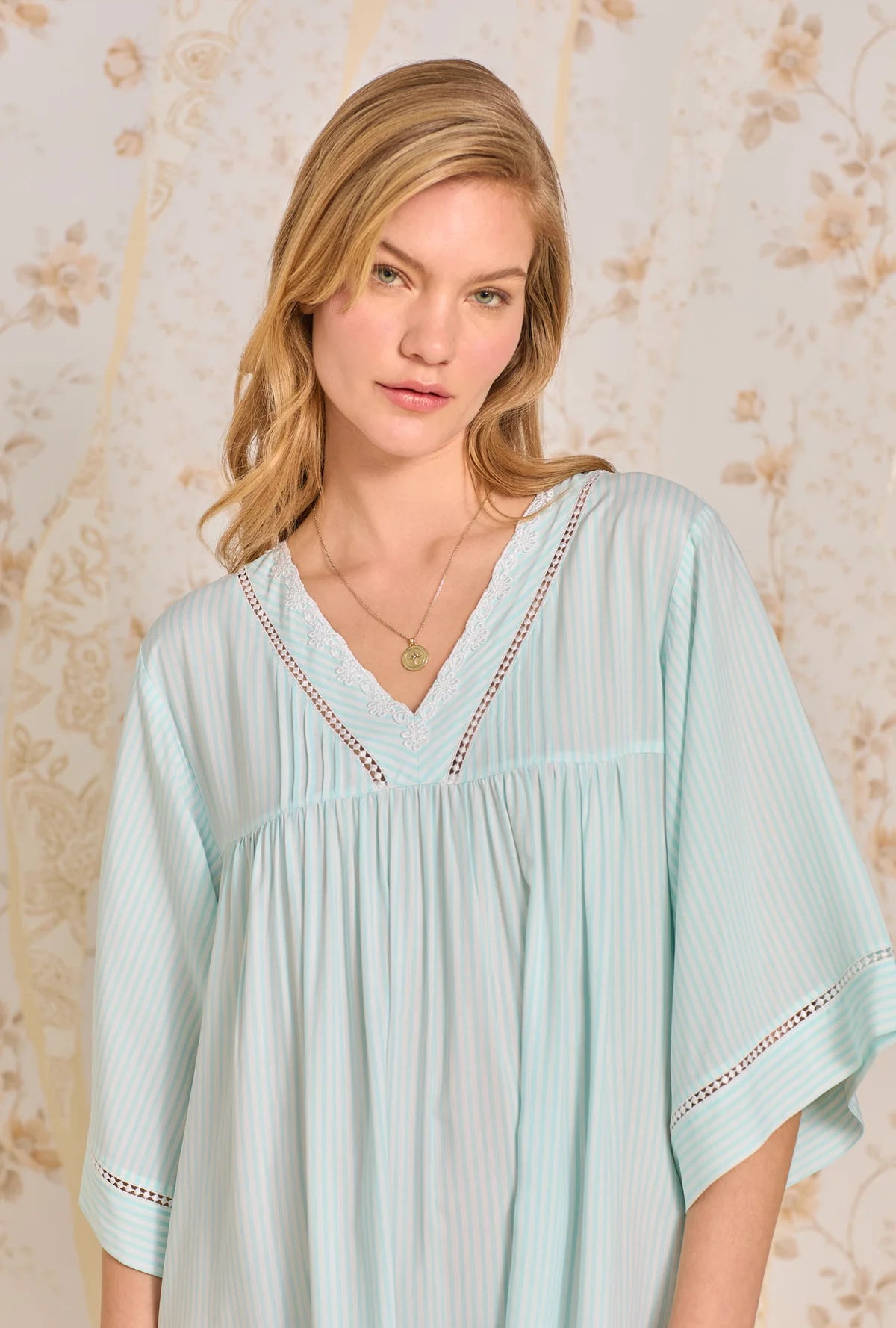 Ecovero™ Coastal Stripe Classic Caftan E60030-481