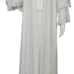 Off-white double reception piece with soft silk inner piece 60126-L