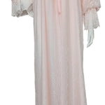 Peach colored reception piece. Double piece with soft silk inner piece. 60126-L