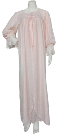Peach colored reception piece. Double piece with soft silk inner piece. 60126-L
