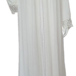 WHITE Double reception piece with soft silk interior 60133-LCS