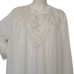 WHITE Double reception piece with soft silk interior 60133-LCS