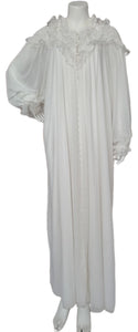 Off White double reception piece with soft silk interior 60134-LCS