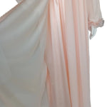 Peach colored double reception piece with a soft silk inner layer 60134-LCS
