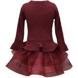 Bonnie Jean Cable Knit Sweater Dress10574