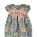 Bonnie Jean Girls' Shimmering Rose Dress - green/multi, 2t (Toddler) 12776