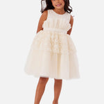 Ruffle Bodice Dress B2-12598