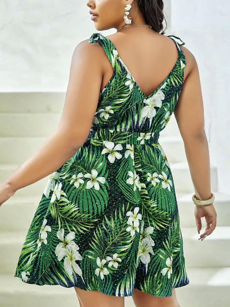 Plus Size Short Dress - Nightgown 6622