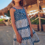 Mayoral - Blue And White Sun Dress, 6926-25