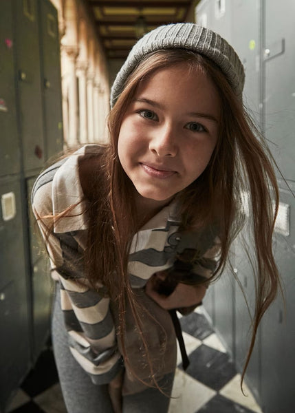 Girl Pants and Striped Polo Shirt Set Ref.  25-7584-20