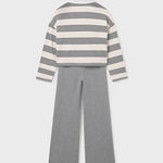 Girl Pants and Striped Polo Shirt Set Ref.  25-7584-20
