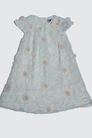 Dress with decorated flowers 7788