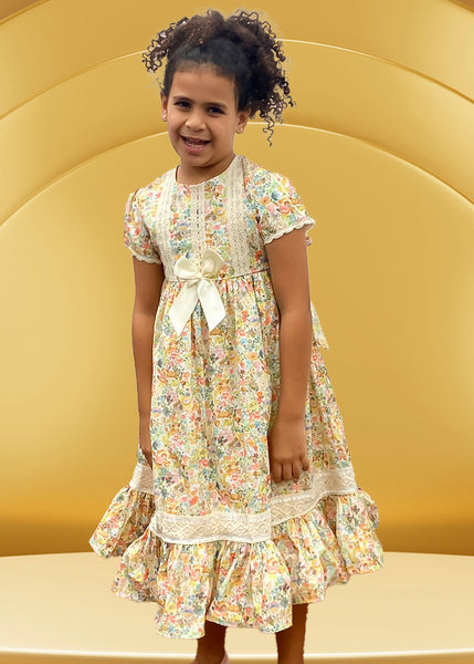 PRINTED GIRL DRESS FROM SENS KIDS 7790