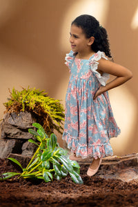 SENS KIDS DRESS FROM COTTON 7795