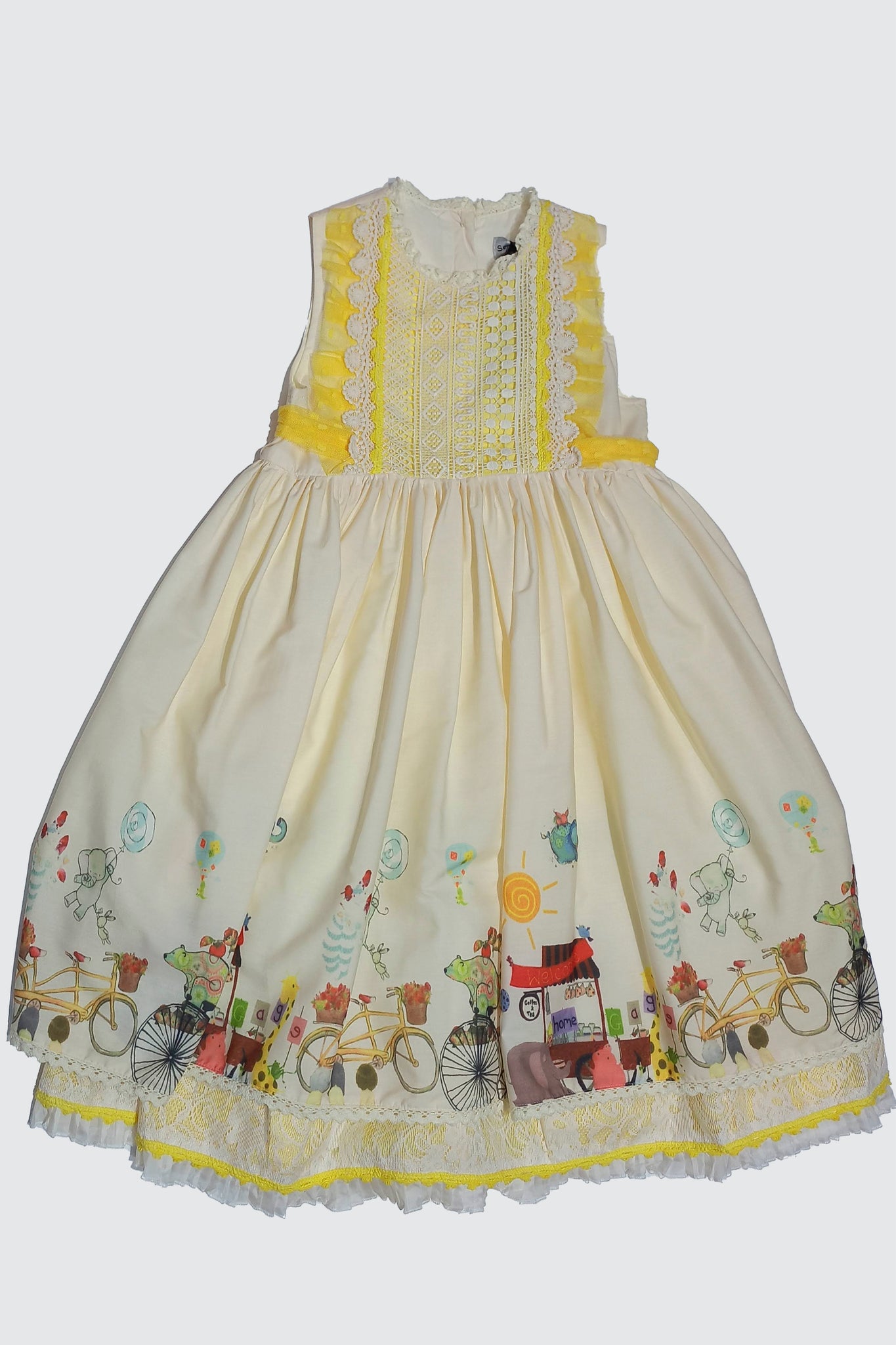 PRINTED DRESS FROM SENS KIDS 7804