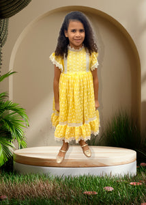 YELLOW DRESS FROM SENS KIDS 7806