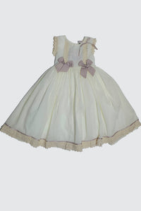 BEIGE DRESS FROM SENS KIDS 7808