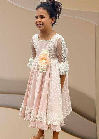 Girls long sleeve dress 7819