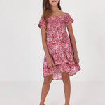 Pink patterned dress Art. 23-06928-002