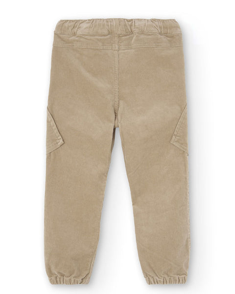 BOBOLI Microcorduroy trousers for boy509048