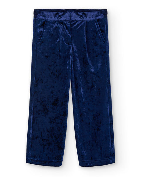 BOBOLI Velor trousers for girls - 729266