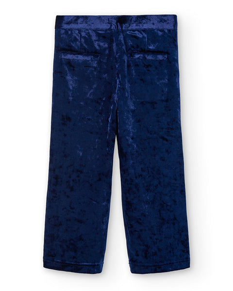 BOBOLI Velor trousers for girls - 729266