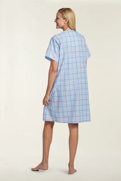 SEERSUCKER SHORT ROBE 852602