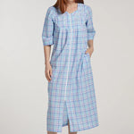 SEERSUCKER LONG ROBE 862602