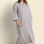 Quilt-In-Knit Long Robe 864855