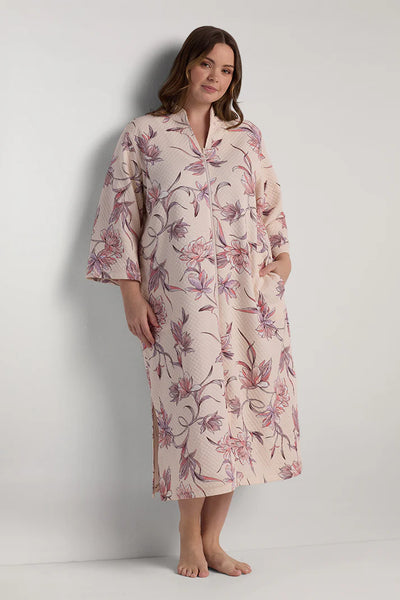 Quilt-In-Knit Long Robe864865