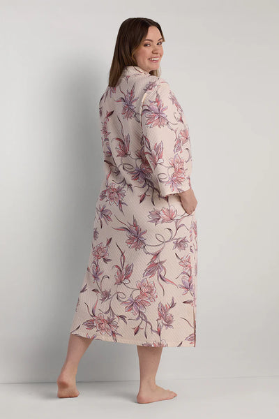 Quilt-In-Knit Long Robe864865