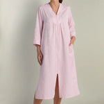 Brushed Back Satin Long Robe 25-866125-650