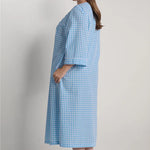 Seersucker Long Zipper Robe 867615-123