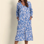 Quilt-In-Knit Long Robe 868915-438