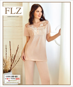 POSTPARTUM SHORT SLEEVE PAJAMA SET FLZ 88-60