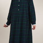 Black Watch Peterpan Flannel Gown Plus 5616839-973