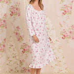 Embervine Cotton Knit Long Sleeve Ballet Nightgown 60112-159