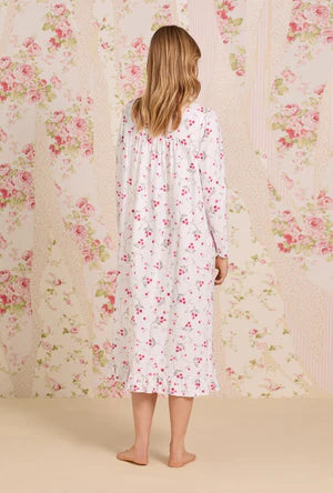 Embervine Cotton Knit Long Sleeve Ballet Nightgown 60112-045