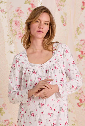 Embervine Cotton Knit Long Sleeve Ballet Nightgown 60112-045