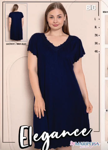 Cotton shirt with lace half sleeves B10029