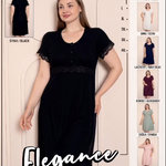 Cotton shirt with lace half sleeves B10076