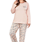 LARGE SIZE LARGE LONG SLEEVE MODAL SEASONAL PAJAMA SET FLZ B89-62