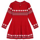 Girls Red Long Sleeve Dress709387