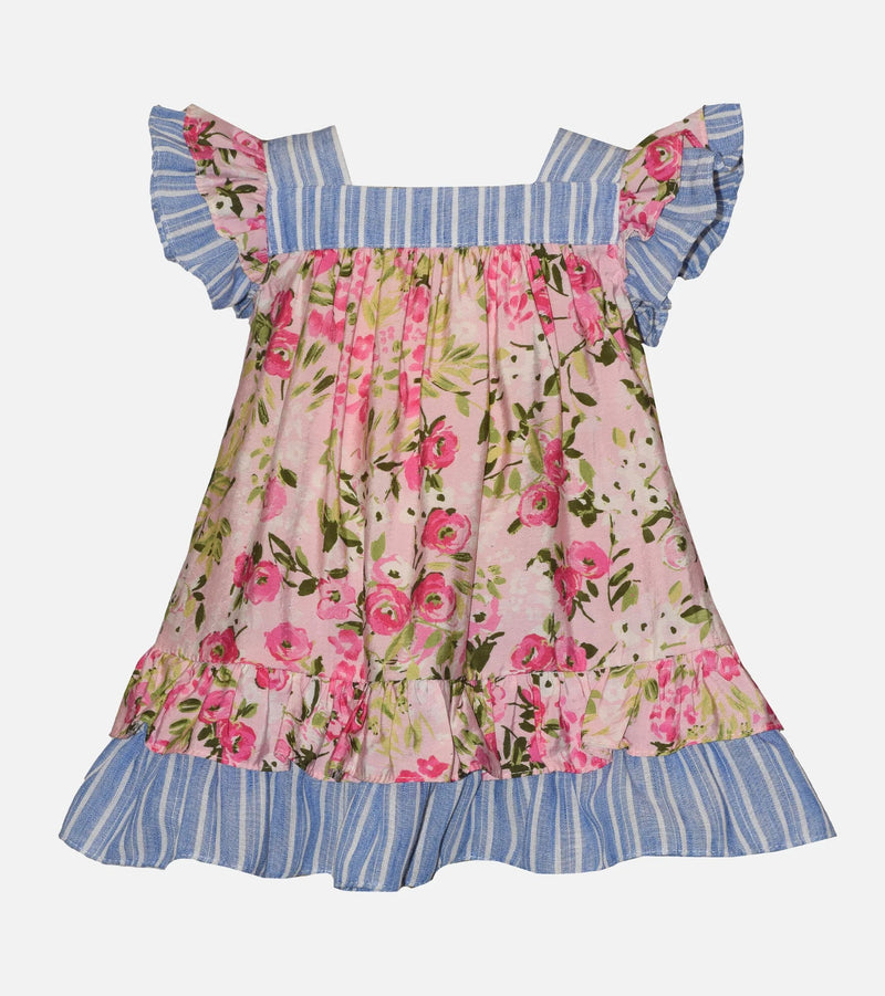 Jonie Mixed Print Dress R2-15366