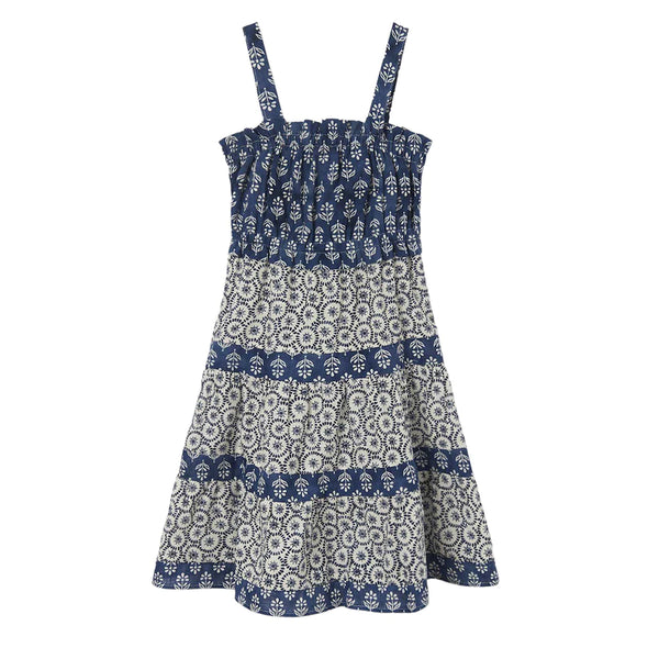 Mayoral - Blue And White Sun Dress, 6926