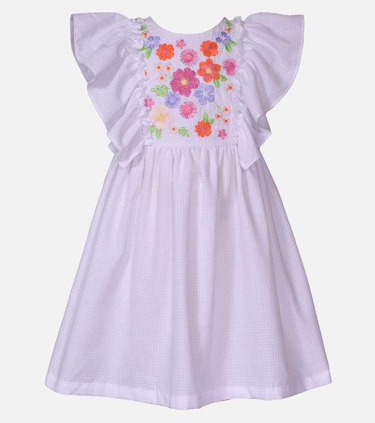 Lacie Embroidered Pinafore Dress-S5-13762