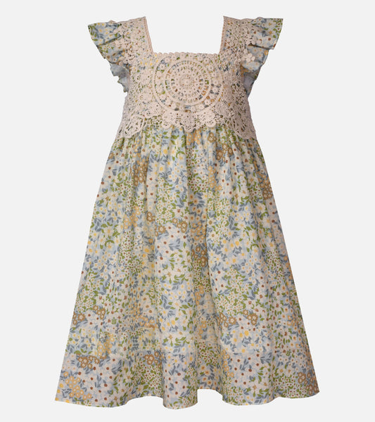 Hayden Crochet Floral Sundress 13466