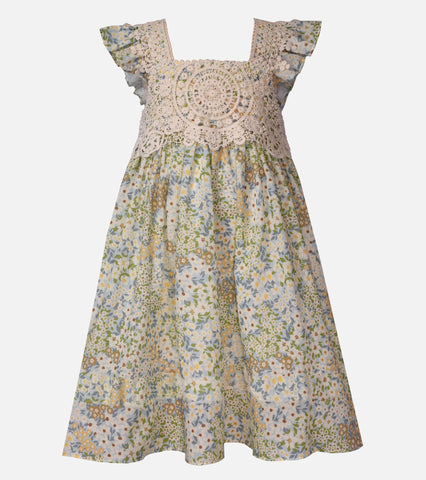 Hayden Crochet Floral Sundress 13466