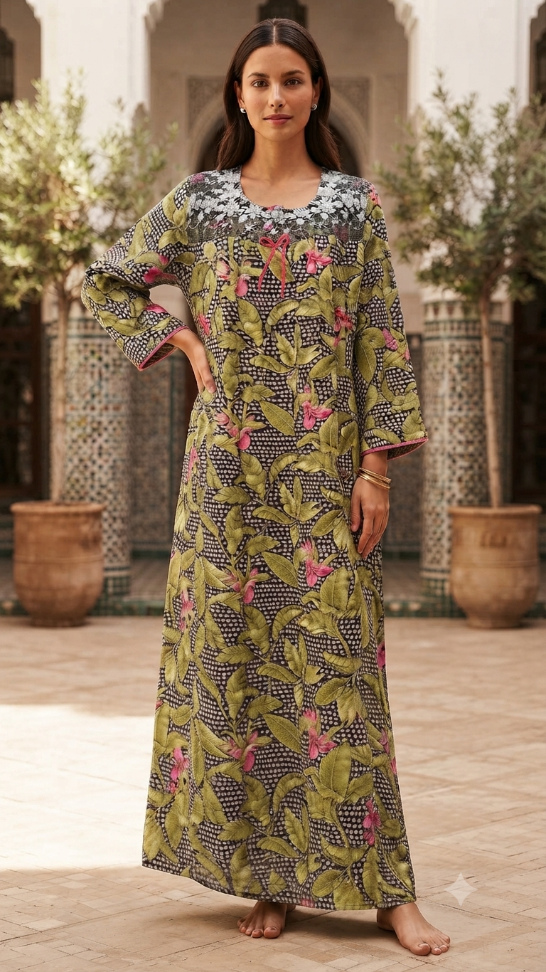 Women's 5cm Long Button Front Cotton Dress 1803